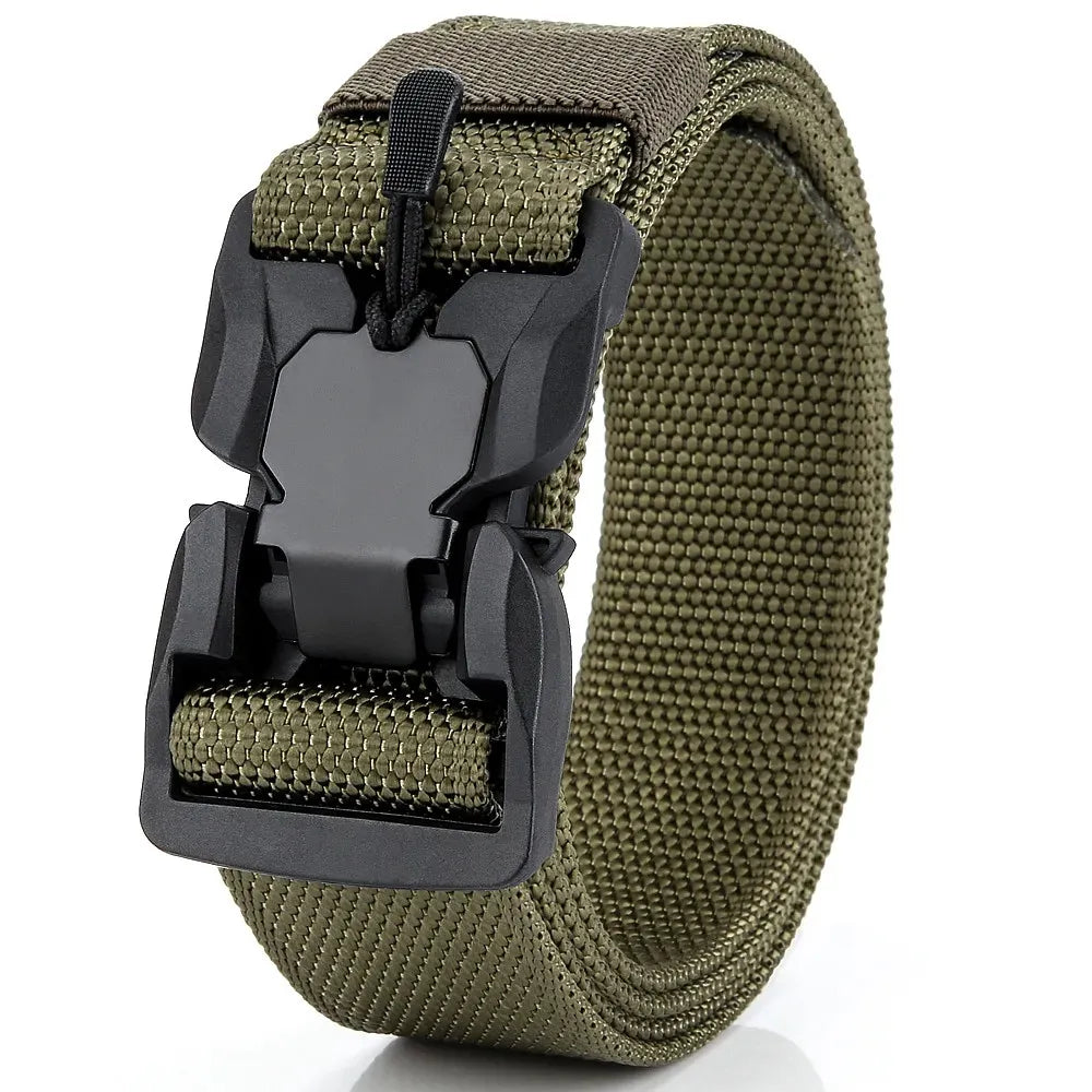 Tactical Quick Release Belt - Magnetic Buckle Nylon Sports Belt