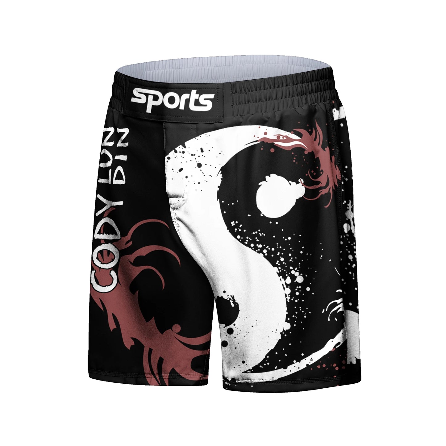 Men's MMA Fight Shorts - BJJ Grappling & Muay Thai Training Shorts