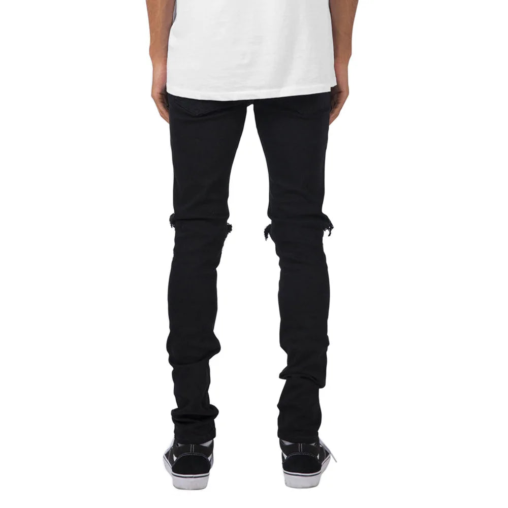 High Street Ripped Jeans - Fashion Skinny Denim