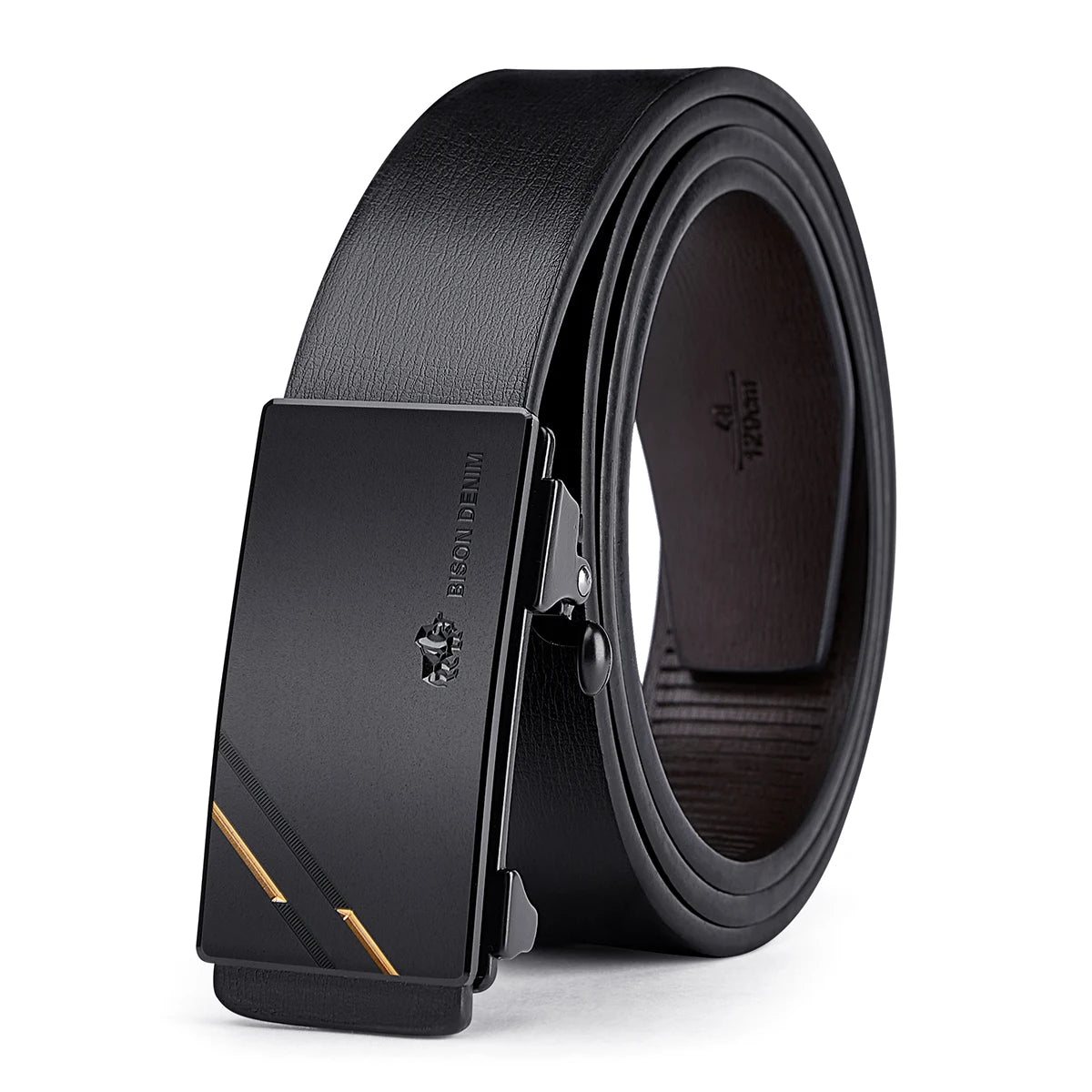 Men's Genuine Leather Belt - Automatic Buckle Dress & Casual Belt