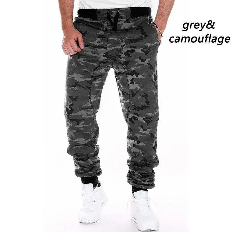 Camouflage Cargo Joggers - Loose Fit Harem
