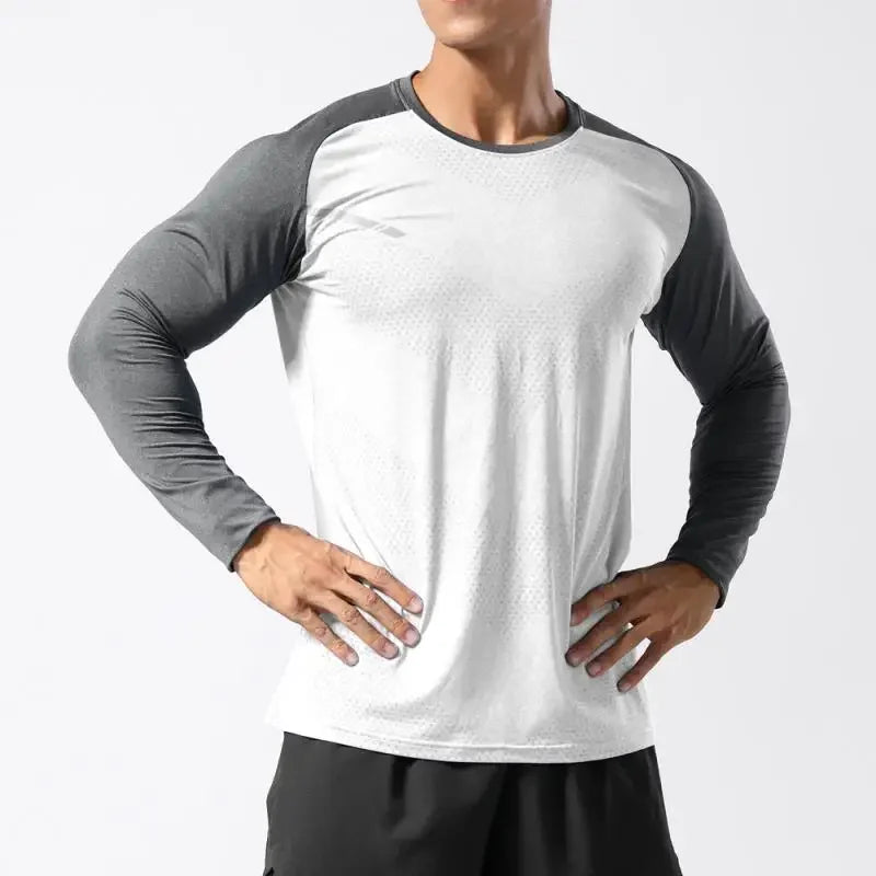 Quick-Dry Fitness Shirt - Long Sleeve Gym Top