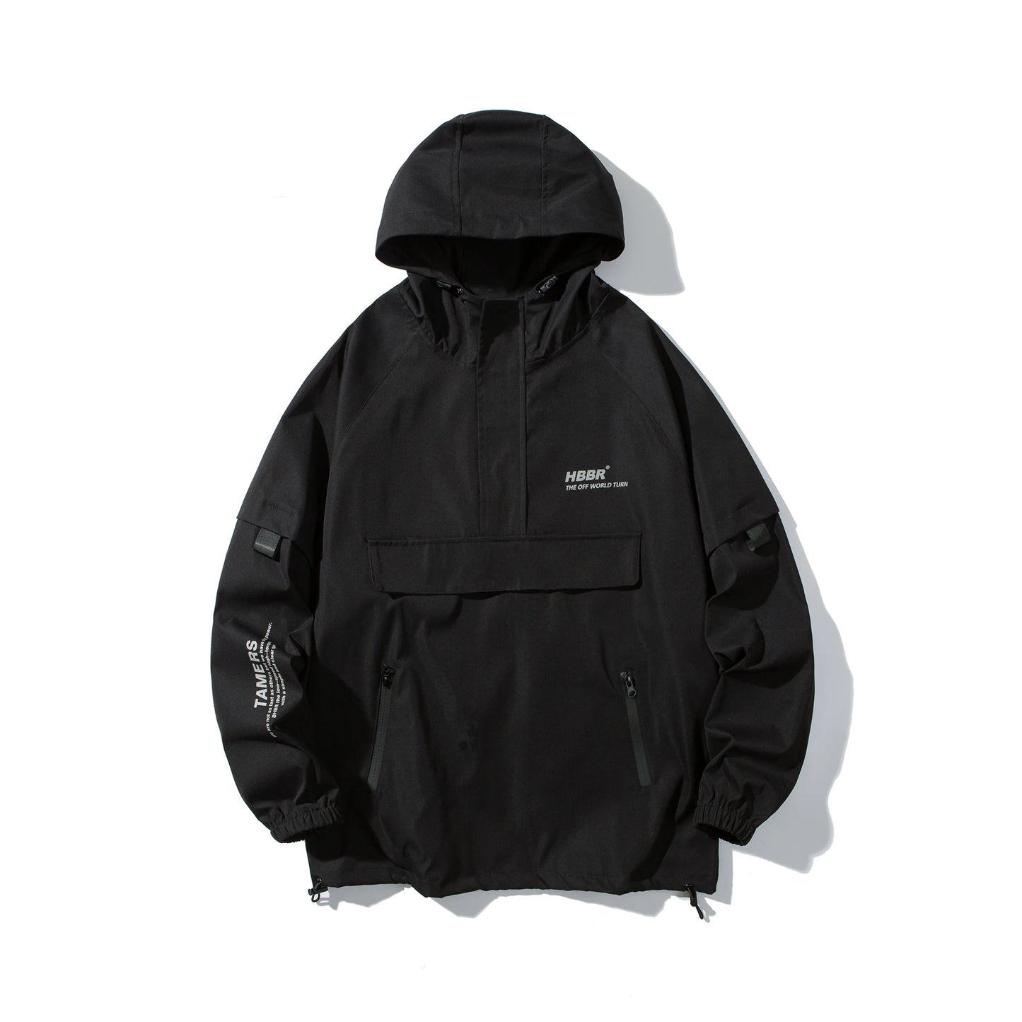 2025 Spring Bomber Jacket - Hooded Ribbons Windbreaker