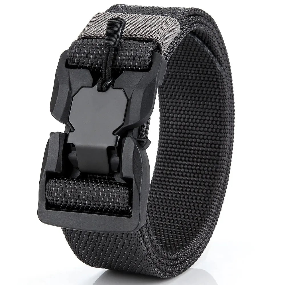 Tactical Quick Release Belt - Magnetic Buckle Nylon Sports Belt