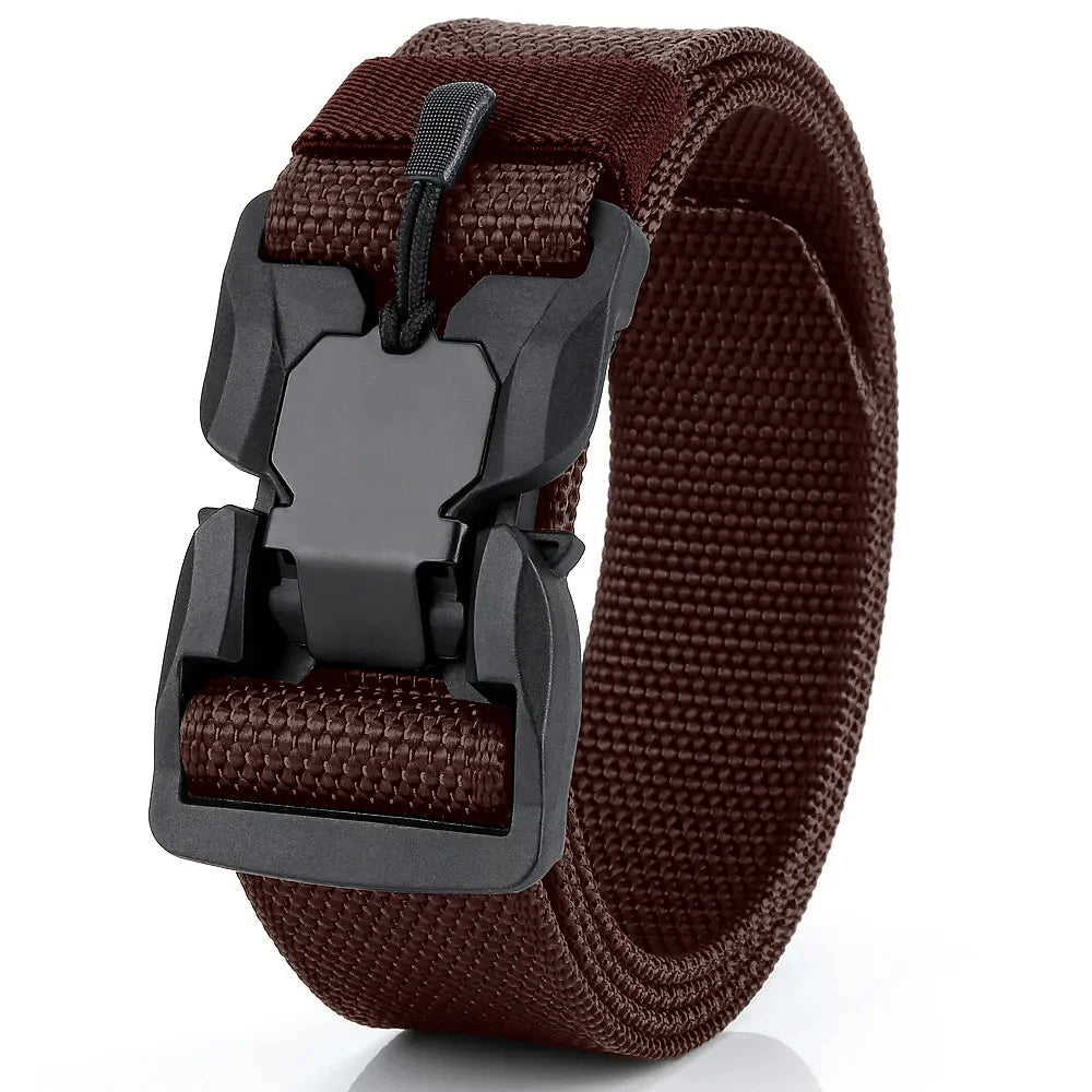 Tactical Quick Release Belt - Magnetic Buckle Nylon Sports Belt