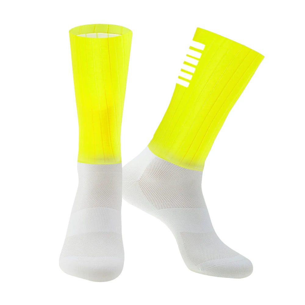Anti-Slip Cycling Socks - Silicone Aero Performance