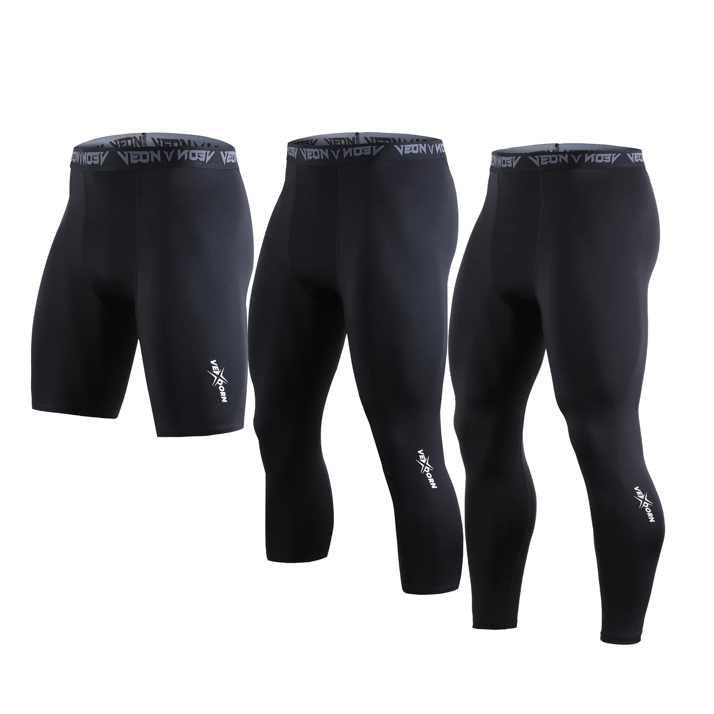 Men's Compression Pants - Cool Dry Athletic Running Tights