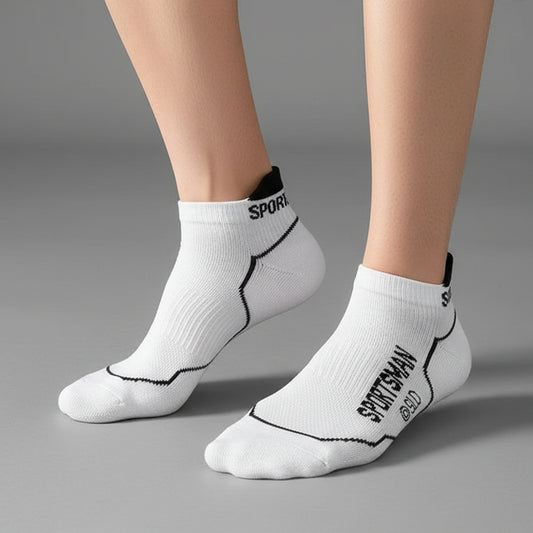 Breathable Ankle Socks - 10-Pack Athletic Mesh