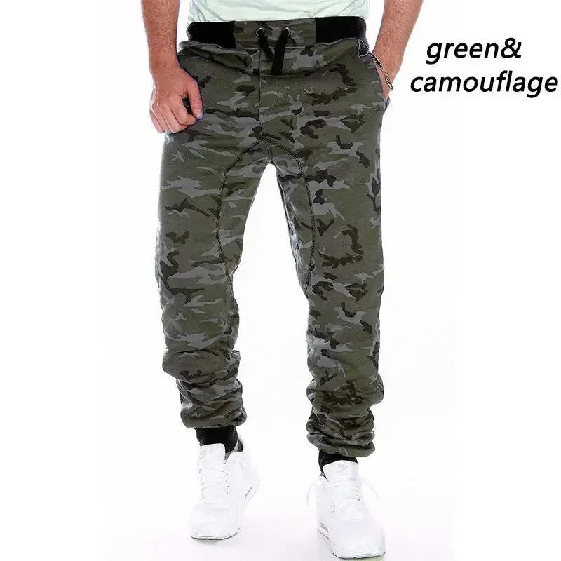 Camouflage Cargo Joggers - Loose Fit Harem