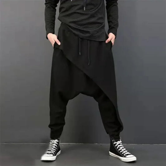 Harajuku Harem Pants - Loose Fit with Suspenders