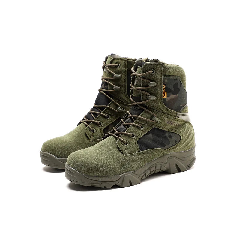 Men's Tactical Combat Boots - Winter Desert Military Ankle Boots