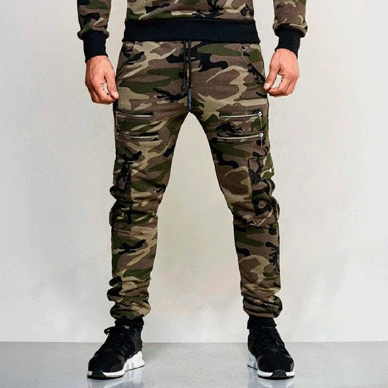 Camouflage Cargo Joggers - Loose Fit Harem