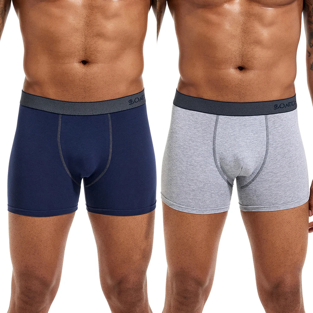 Premium Cotton Boxer Shorts - Classic Comfort