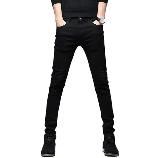 Designer Stretch Skinny Jeans - Super Elastic Denim