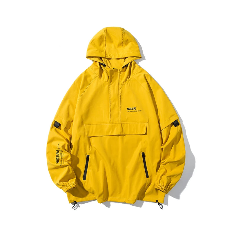 2025 Spring Bomber Jacket - Hooded Ribbons Windbreaker