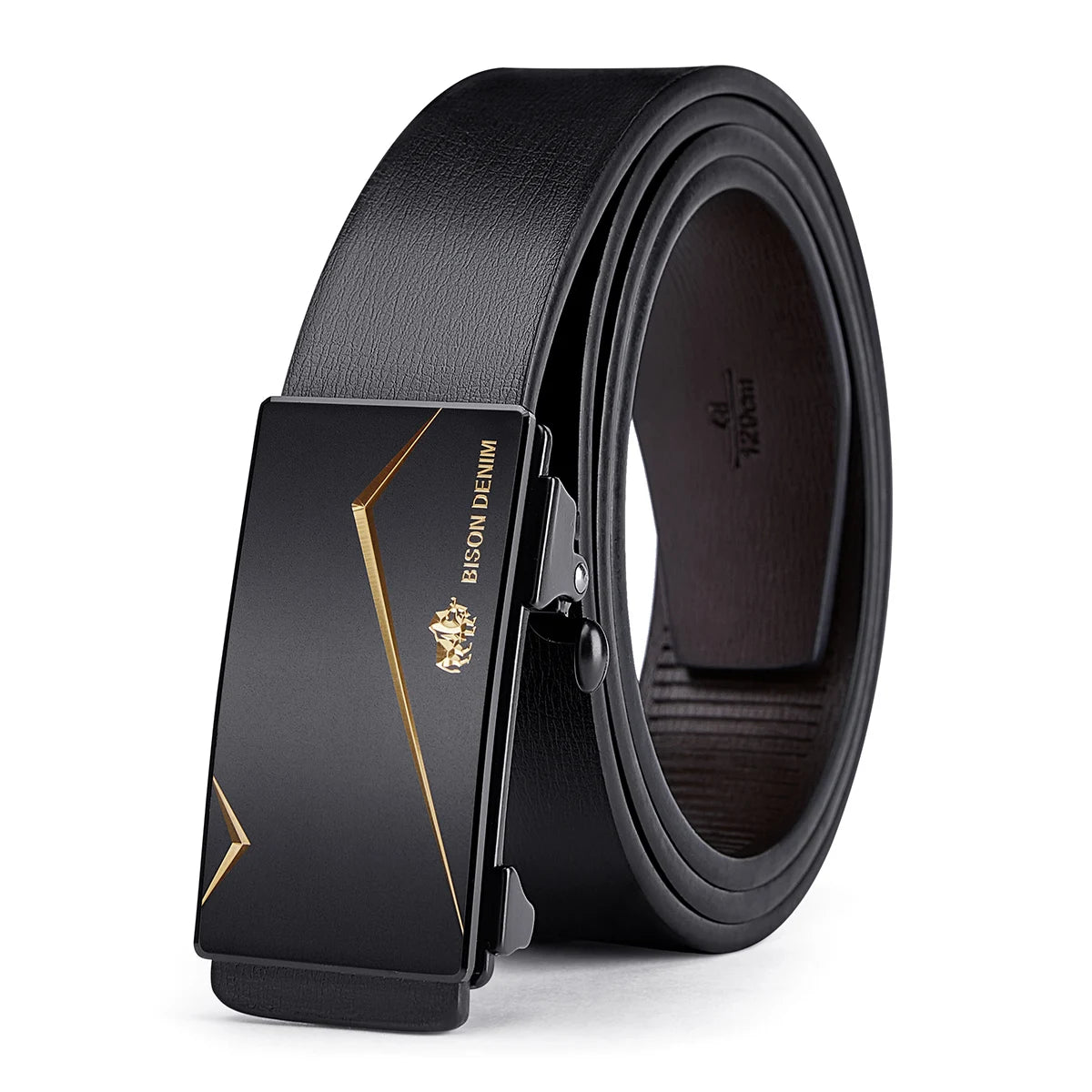 Men's Genuine Leather Belt - Automatic Buckle Dress & Casual Belt