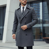 Simple Trench Coat - Double-Breasted Coldproof