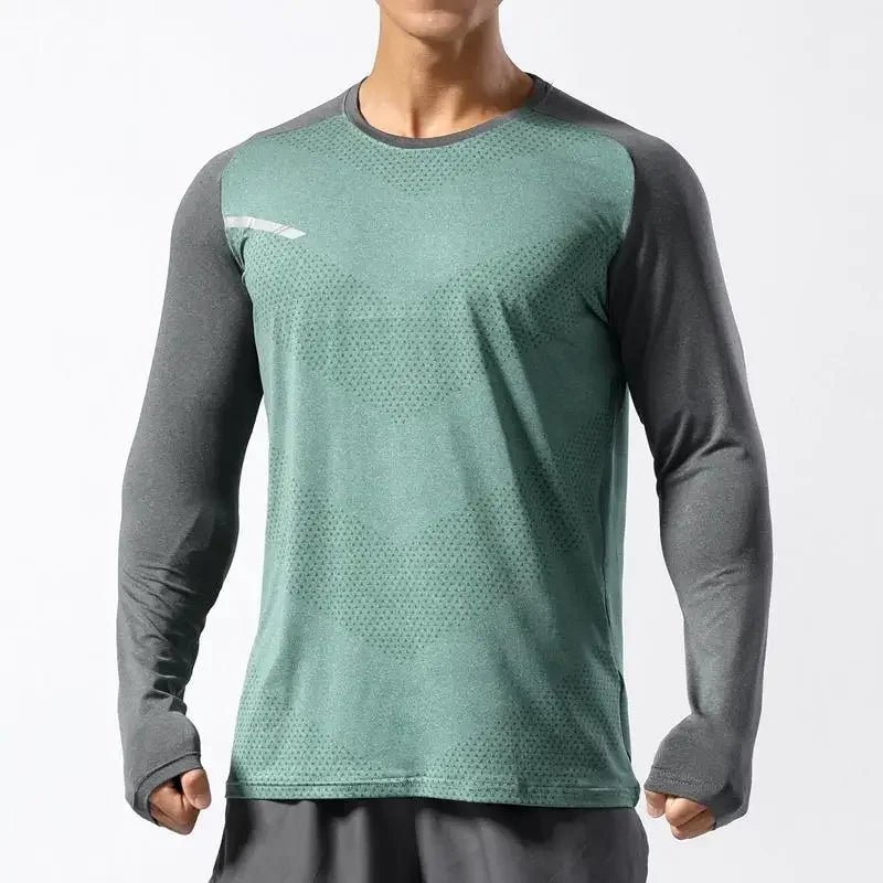 Quick-Dry Fitness Shirt - Long Sleeve Gym Top