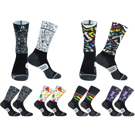 Compression Cycling Socks - Anti-Slip Racing