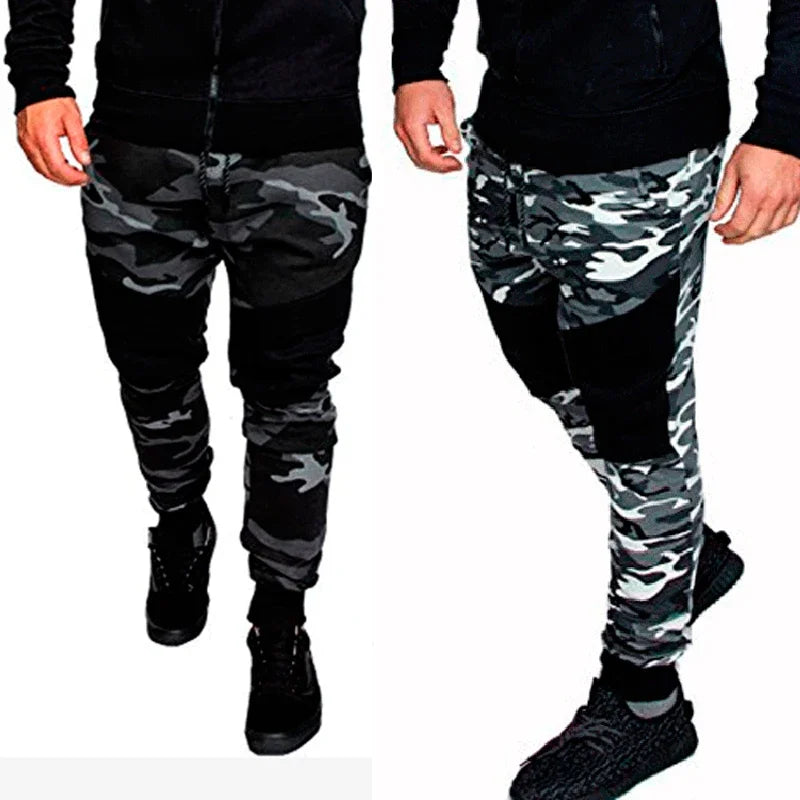Camouflage Cargo Joggers - Loose Fit Harem