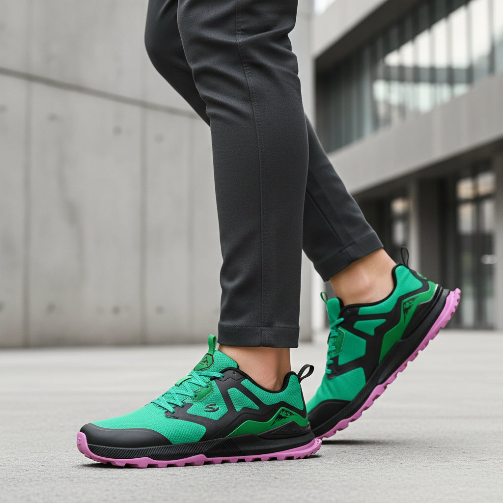 HOBIBEAR Hiking Sneakers - Outdoor Walking Shoes