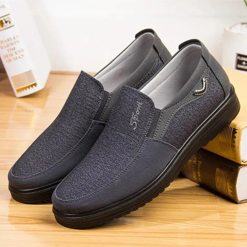 Men's Canvas Loafers - Breathable Summer Casual Sneakers