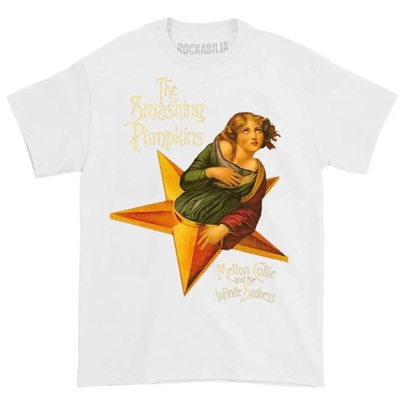 Smashing Pumpkins Band Tee - Oversized Y2K Rock Merch