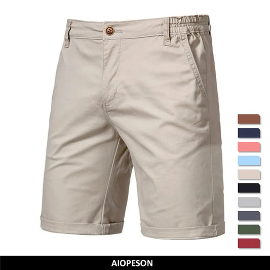 100% Cotton Summer Shorts - Versatile 10 Colors