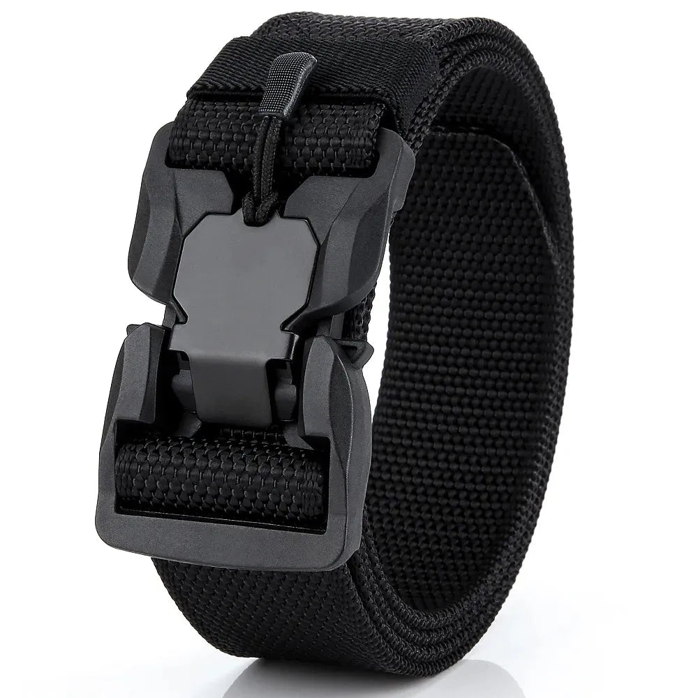 Tactical Quick Release Belt - Magnetic Buckle Nylon Sports Belt
