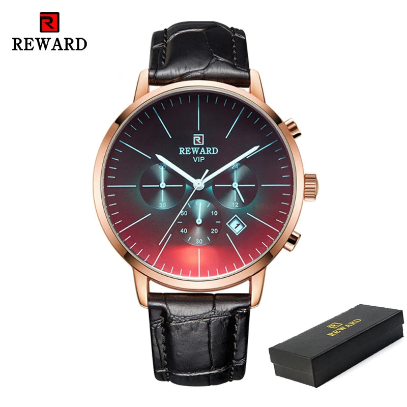 2025 Bright Glass Watch - Chronograph Luxury