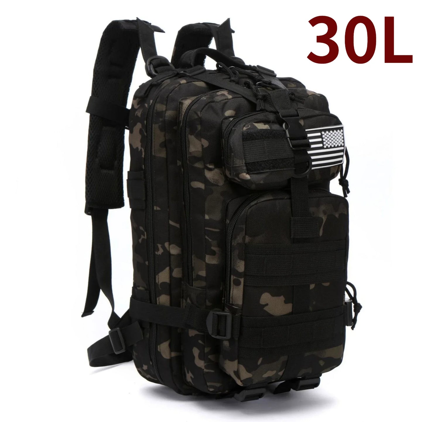 30L/50L Waterproof Tactical Backpack - Outdoor Hiking & Camping Rucksack