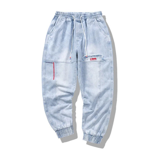 2025 Hip Hop Cargo Jeans - Elastic Harun Joggers