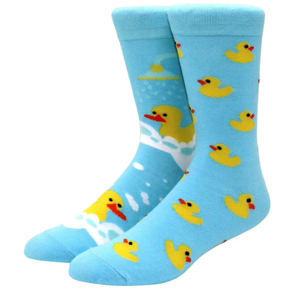 Mismatched Novelty Socks - Animal Fruit Design