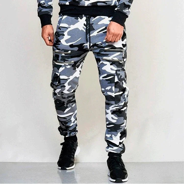 Camouflage Cargo Joggers - Loose Fit Harem