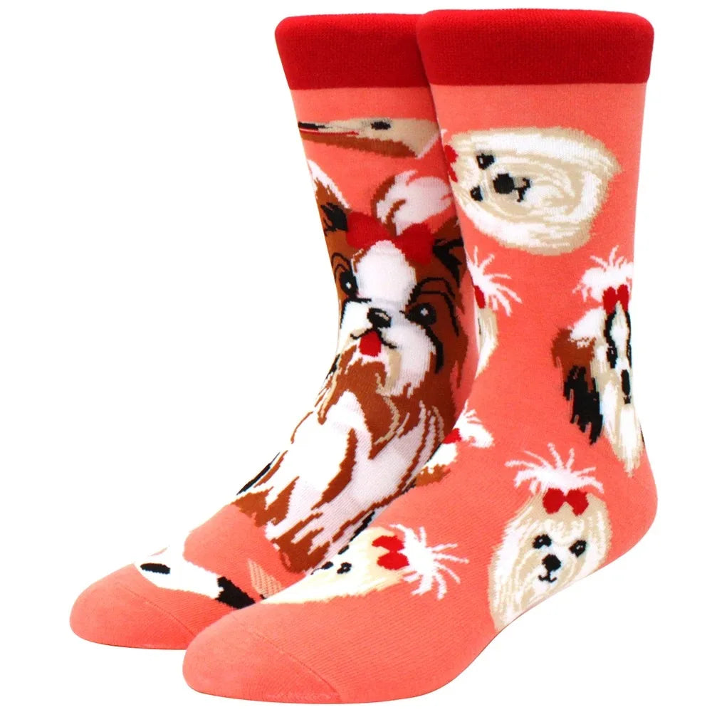 Mismatched Novelty Socks - Animal Fruit Design