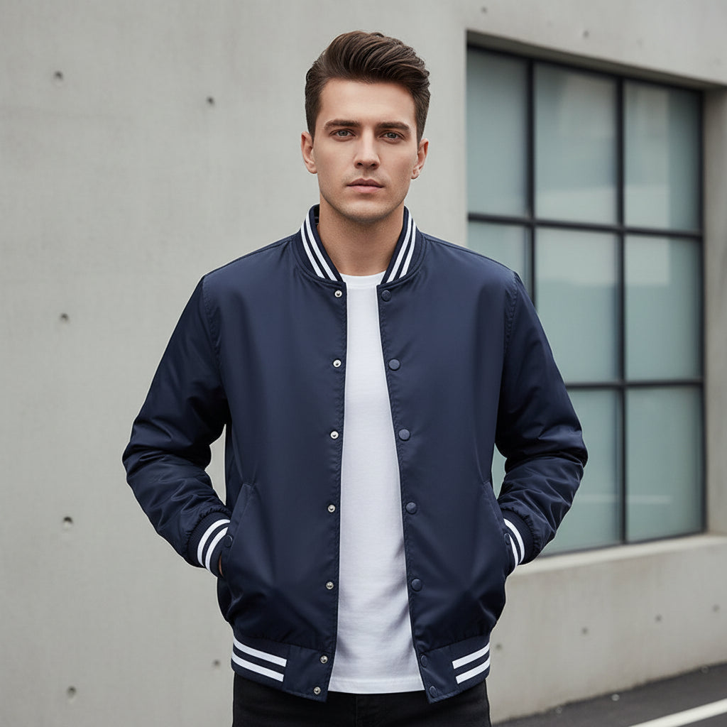 Korean Varsity Jacket - Windproof Waterproof Bomber