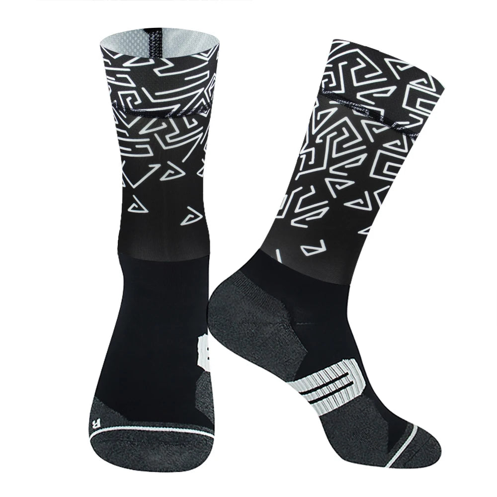 Compression Cycling Socks - Anti-Slip Racing
