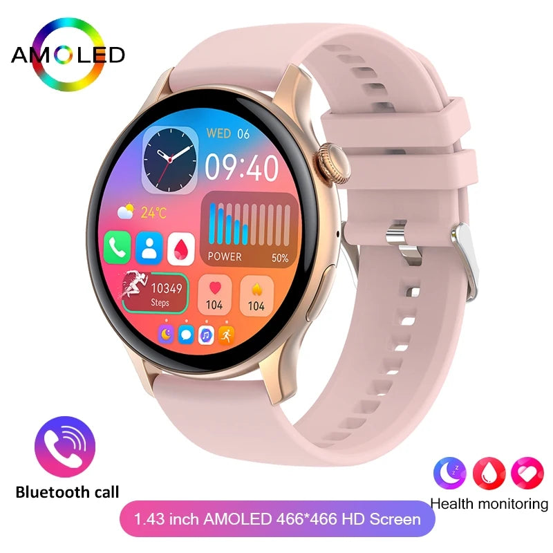 2025 NFC Smartwatch - AMOLED Always-On Display