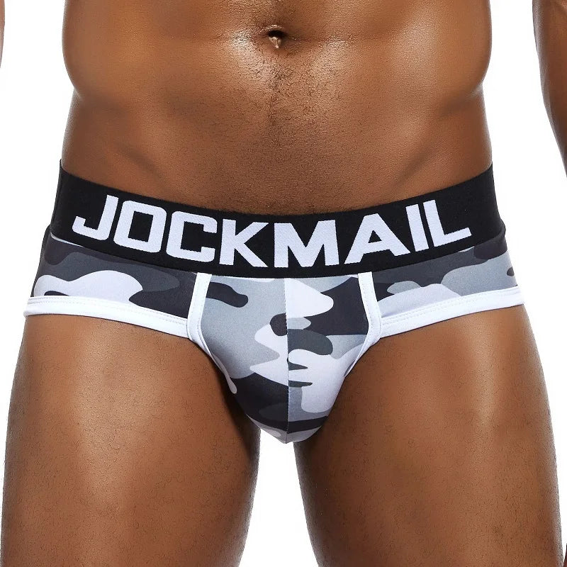 JOCKMAIL Camo U-Convex Briefs - Anatomical Support