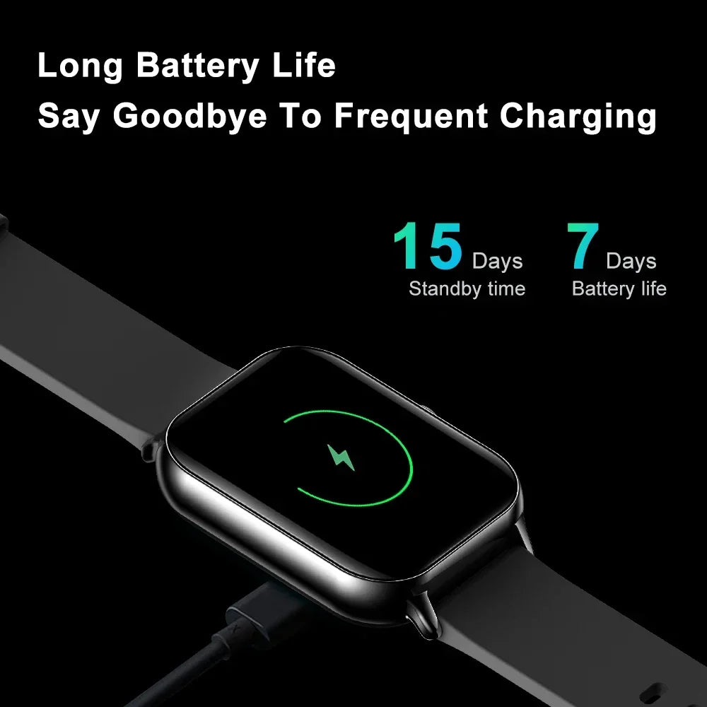 KUMI KU6 Smartwatch - 1.91 Inch 110+ Sports Modes