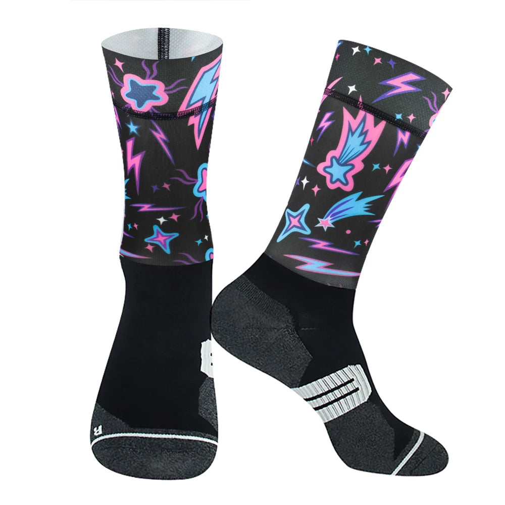 Compression Cycling Socks - Anti-Slip Racing