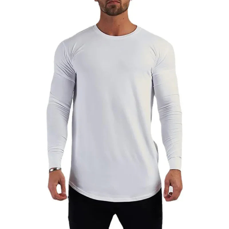 Cotton Fitness Shirt - Long Sleeve Slim Fit