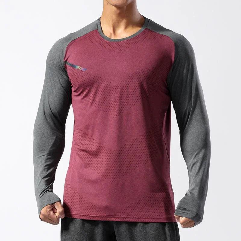 Quick-Dry Fitness Shirt - Long Sleeve Gym Top