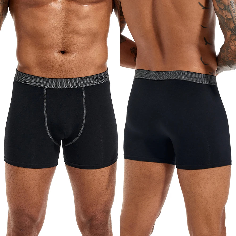 Premium Cotton Boxer Shorts - Classic Comfort