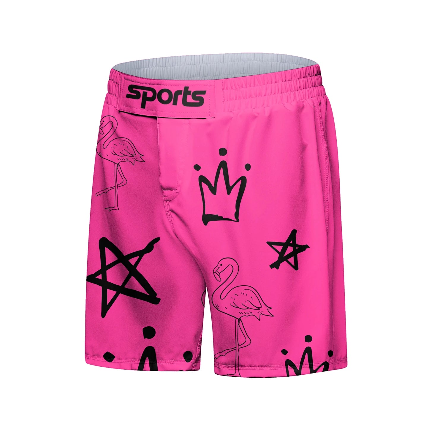 Men's MMA Fight Shorts - BJJ Grappling & Muay Thai Training Shorts