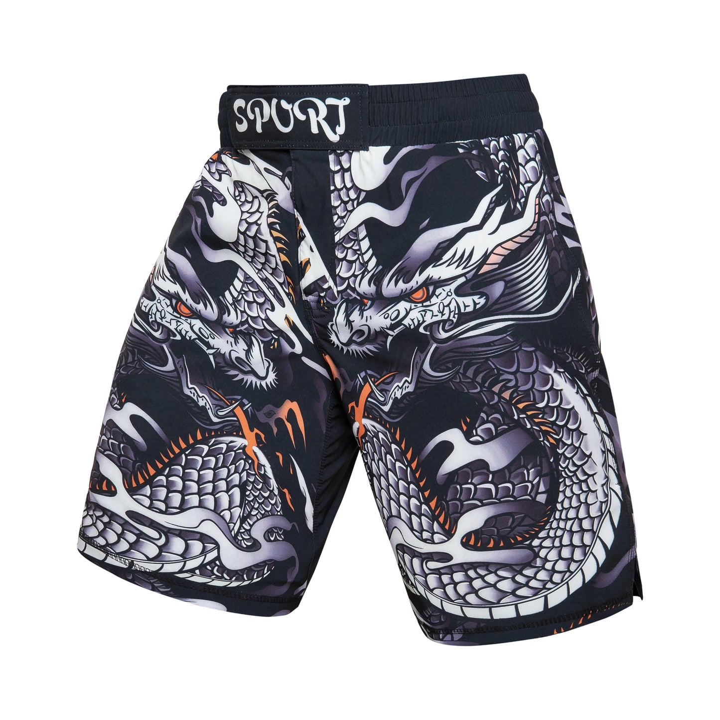 Men's MMA Fight Shorts - BJJ Grappling & Muay Thai Training Shorts