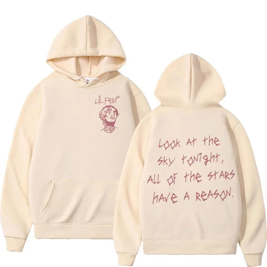Lil Peep Tour Concert Hoodie - Gothic Streetwear Pullover Sweatshirt