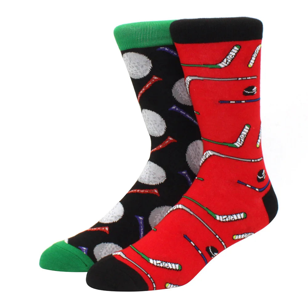 Mismatched Novelty Socks - Animal Fruit Design