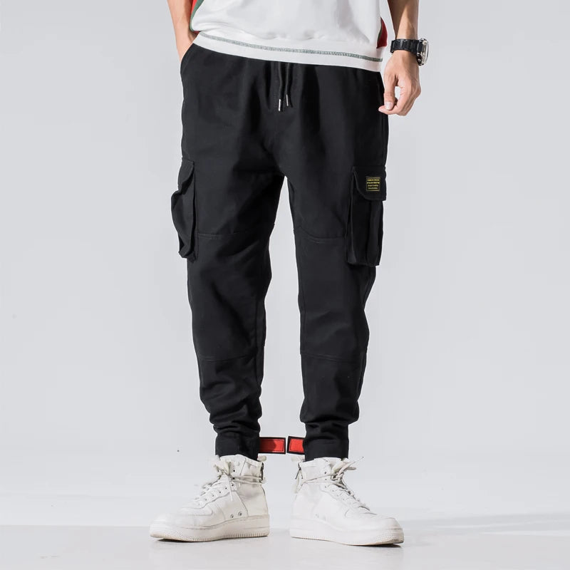 Multi-Pocket Cargo Pants - Street Punk Joggers