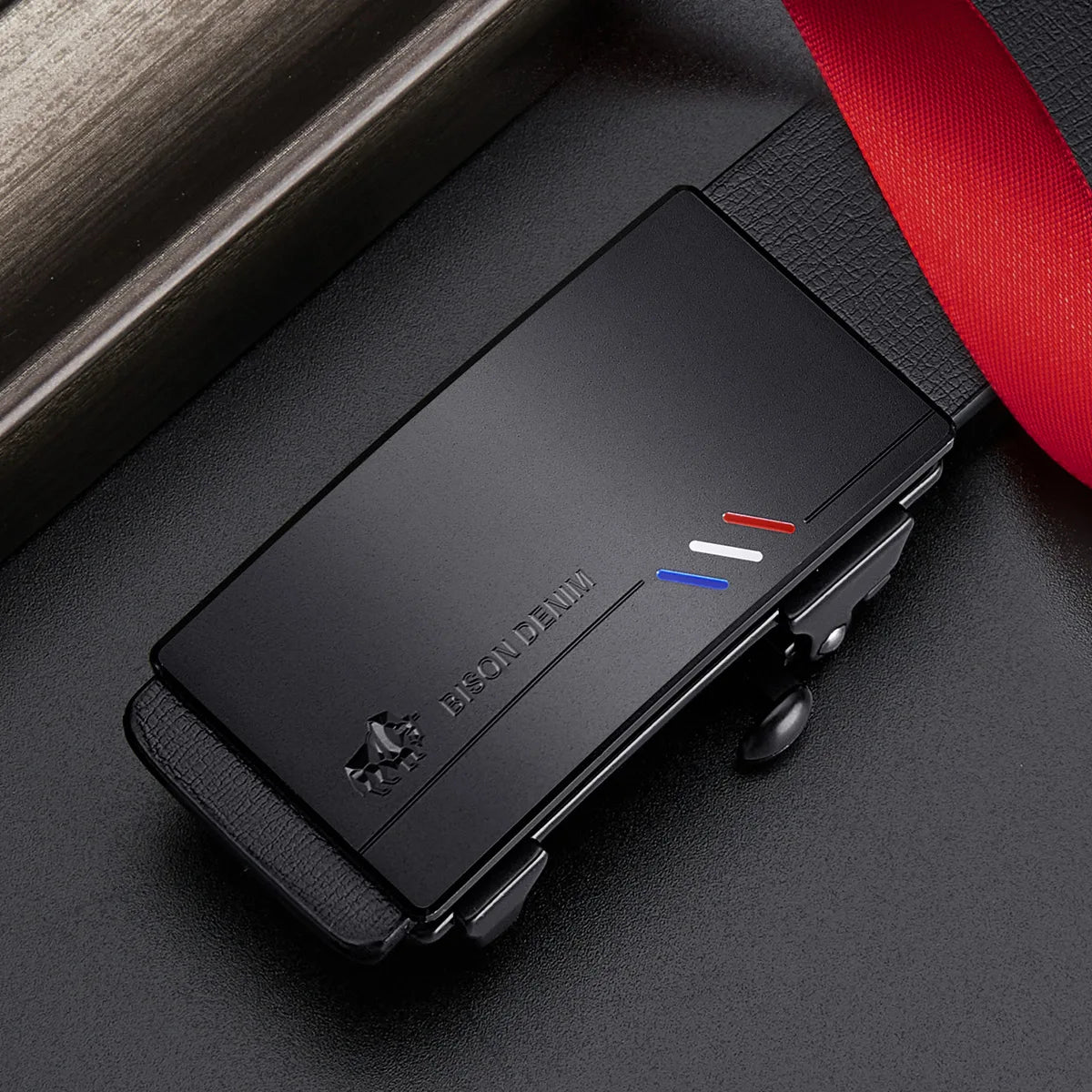 Men's Genuine Leather Belt - Automatic Buckle Dress & Casual Belt